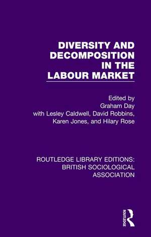 Diversity and Decomposition in the Labour Market de David Robbins