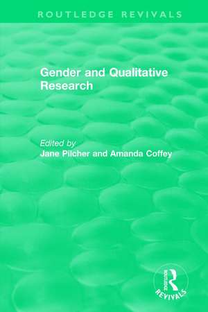 Gender and Qualitative Research (1996) de Jane Pilcher