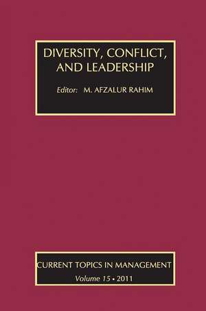 Diversity, Conflict, and Leadership de Alexander Coleman