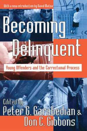 Becoming Delinquent: Young Offenders and the Correctional Process de Peter G. Garabedian