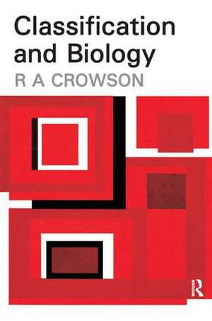 Classification and Biology de R.A. Crowson