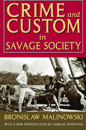 Crime and Custom in Savage Society de Russell Smith