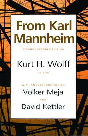 From Karl Mannheim de Kurt H. Wolff