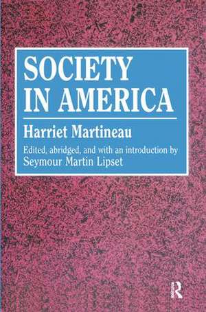 Society in America de Harriet Martineau