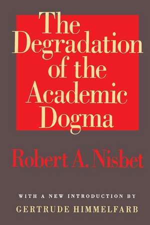 The Degradation of the Academic Dogma de Egon Friedell