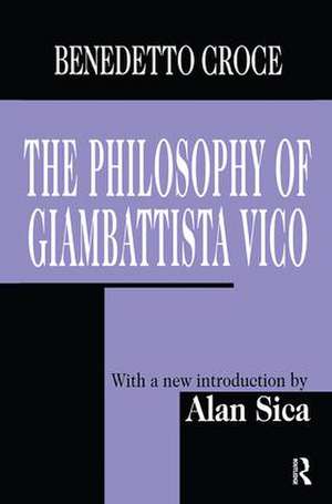 The Philosophy of Giambattista Vico de Benedetto Croce