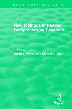 New Methods in Reading Comprehension Research de David E. Kieras