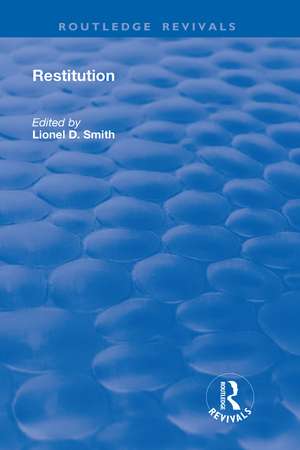 Restitution de Lionel Smith