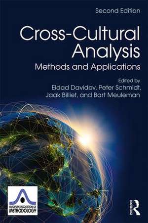 Cross-Cultural Analysis: Methods and Applications, Second Edition de Eldad Davidov