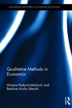 Qualitative Methods in Economics de Mirjana Radović-Marković