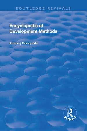 Encyclopedia of Development Methods de Andrzej Huczynski