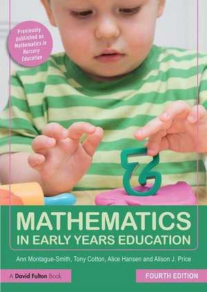 Mathematics in Early Years Education de Ann Montague-Smith