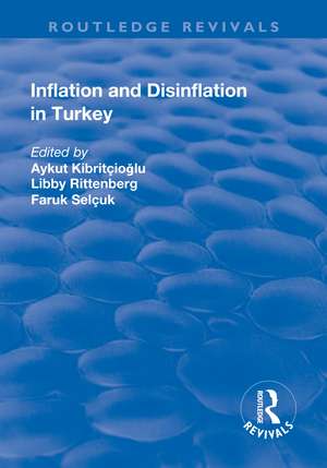 Inflation and Disinflation in Turkey de Faruk Selcuk