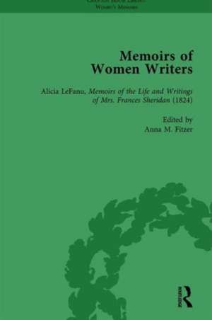 Memoirs of Women Writers, Part I, Volume 1 de Anna M Fitzer