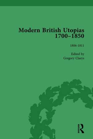 Modern British Utopias, 1700-1850 Vol 5 de Gregory Claeys