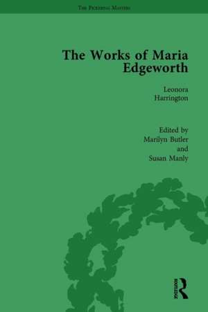 The Works of Maria Edgeworth, Part I Vol 3 de Marilyn Butler