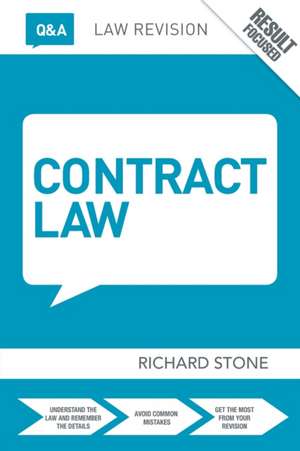 Q&A Contract Law de Richard Stone