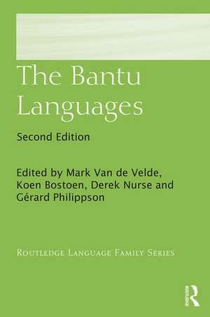 The Bantu Languages de Mark Van de Velde