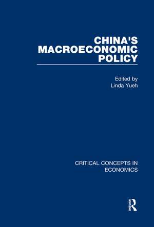 China's Macroeconomic Policy de Linda Yueh