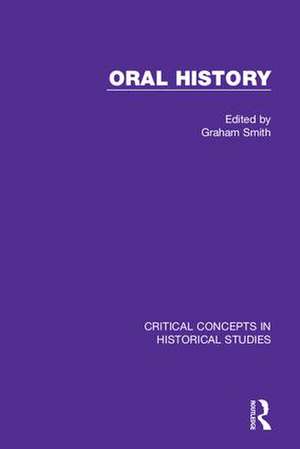 Oral History de Graham Smith