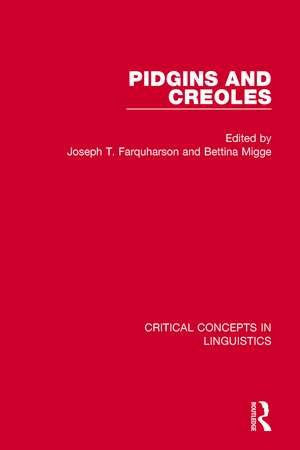 Pidgins and Creoles vol II de Bettina Migge