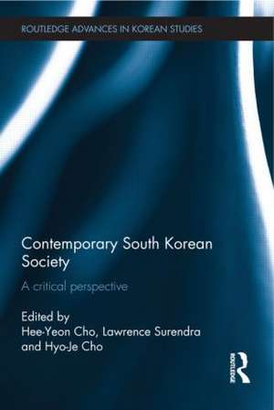 Contemporary South Korean Society: A Critical Perspective de Hee-Yeon Cho