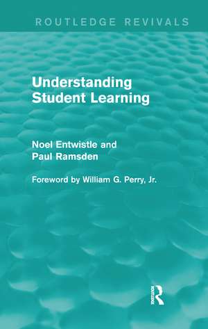 Understanding Student Learning (Routledge Revivals) de Noel Entwistle