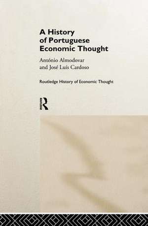 A History of Portuguese Economic Thought de Antonio Almodovar