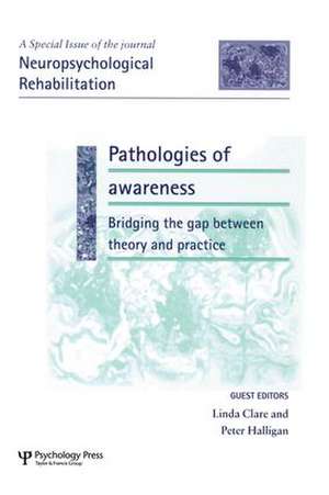 Pathologies of Awareness: Bridging the Gap between Theory and Practice: A Special Issue of Neuropsychological Rehabilitation de Linda Clare