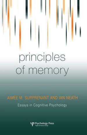 Principles of Memory de Aimée M. Surprenant