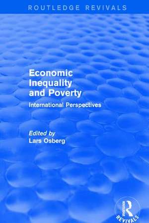 Economic Inequality and Poverty: International Perspectives de Lars Osberg