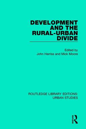 Development and the Rural-Urban Divide de John Harriss