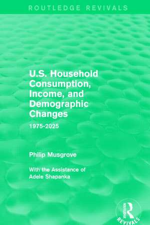 U.S. Household Consumption, Income, and Demographic Changes: 1975-2025 de Philip Musgrove