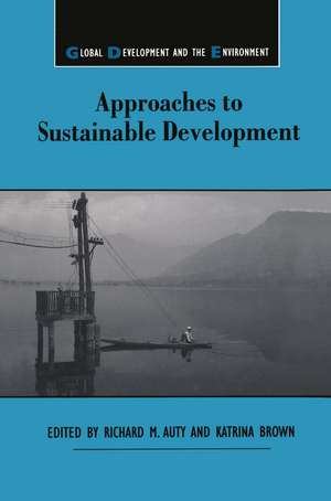 Approaches to Sustainable Development de Richard M. Auty