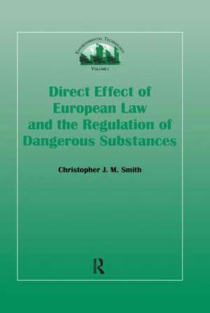 Direct Effect Of European Law de Christopher J M Smith