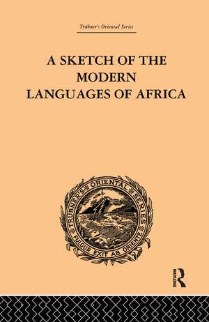 A Sketch of the Modern Languages of Africa: Volume I de Robert Needham Cust