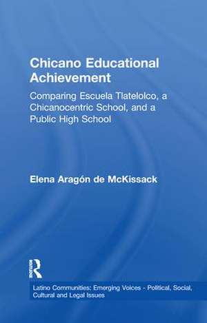 Chicano Educational Achievement: Comparing Escuela Tlatelolco, A Chicanocentric School, and a Public High School de Elena Aragon de McKissack