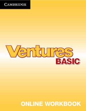 Ventures Basic Access Card for Online Workbook (Standalone for Students) de Gretchen Bitterlin