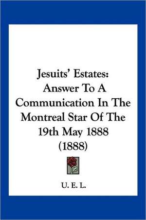 Jesuits' Estates de U. E. L.