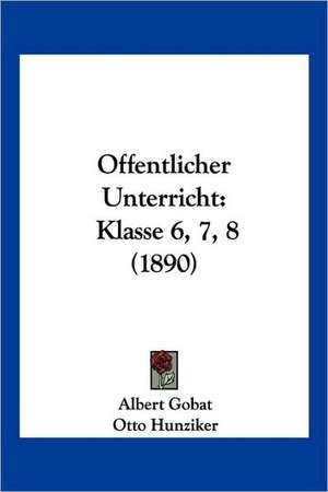 Offentlicher Unterricht de Albert Gobat
