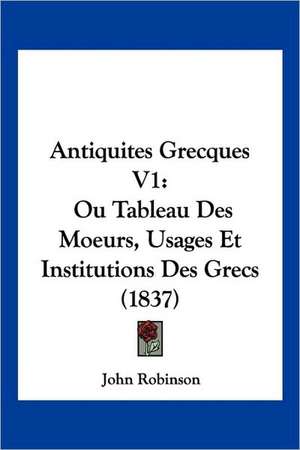 Antiquites Grecques V1