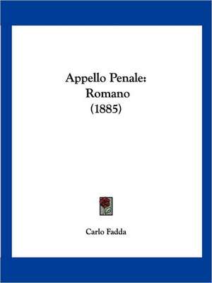 Appello Penale de Carlo Fadda