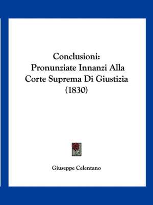 Conclusioni de Giuseppe Celentano