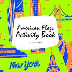 American Flags of the World Coloring Book for Children (8.5x8.5 Coloring Book / Activity Book) de Sheba Blake