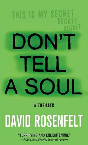 Don't Tell a Soul de David Rosenfelt