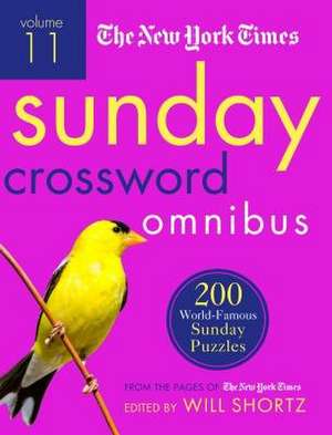 The New York Times Sunday Crossword Omnibus Volume 11 de The New York Times