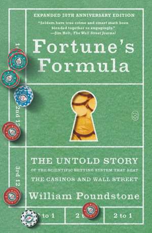 Fortune's Formula de William Poundstone