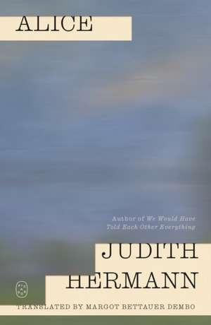 Alice de Judith Hermann