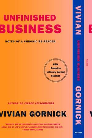 Unfinished Business de Vivian Gornick