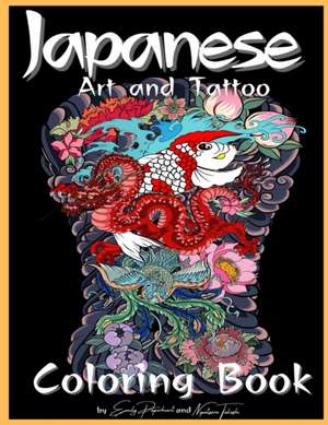 Japanese Art and Tattoo Coloring Book de Emily Paperheart